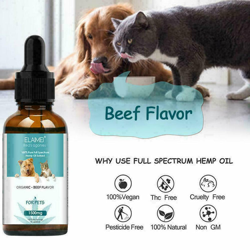 30ml Pet Care Strengtheens Essential Immunity Oil Relax Natural Relieve P2Y9