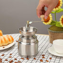 Stainless Steel Hand Manual Coffee Grinder Bean Pepper Spice Burr Mill Tool A