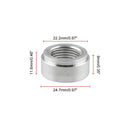 0.46" NPT Pipe Alloy Weld On Filler Neck Thread Nut for Fuel Oil Water Tank