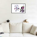 5D DIY Diamond Painting Happy Floral Girl Cross Stitch Embroidery Mosaic