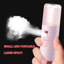 Nano Spray Hydration Instrument Mini Rechargeable Facial Steamer (Pink)