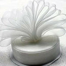 25mm Woven Edge Organza Ribbon 50 Yards / 6 Colors Wedding Supplies DIY - W
