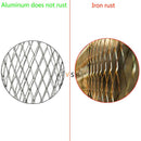 4pcs Aluminum Filter Gutter Guard Strainer 3 Inch Leaves Debris Stop Blockage