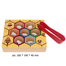 Wooden Beehive Games Clip Bee Color Cognition Toys Childhood Education Toys
