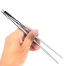 Reusable Long Handle Stainless Steel Chopsticks Serving Spoon Dinner Spoons