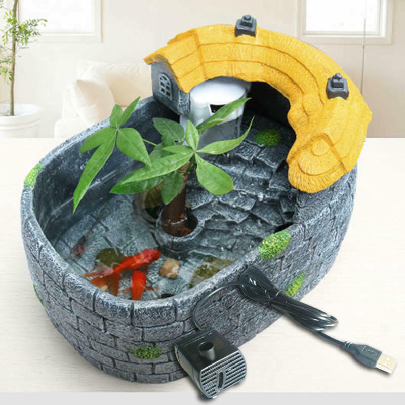 Mini DC5V Brushless Motor Submersible Water Pump with USB Connector Home