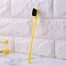 Beauty Double-sided Edge Control Hair Comb Eyebrow Brush Combs (Yellow)