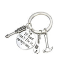 If Dad Can't Fix it No One Can Hand tools Keychain Keyring Gift For Dad Father