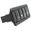 4 Gang 12V Car RV Marine Boat Rocker Toggle Switch Panel Blue LED Waterproo