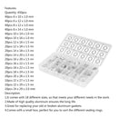 450pcs Aluminum Flat Washer Ring Gasket M6 M8 M10 M12 M14 M16 M18 M20 M22 M24