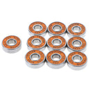 10 Pcs Stainless Bearings Performance Roller Skate Scooter Skateboard Wheel lj