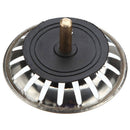 Sink Plug Stainless Steel Basket Strainer Waste Drain Stopper Home_Kitchen
