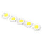 5pcs 3W COB LED Chips LED Strip Bar Light Bulb Lamp Flood Light DC9-10ï¼ˆVï¼‰ LJ