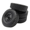 4x Rubber RC Car Tire for WPL B14 B24K C14 C14K B36K Crawler DIY Upgrade