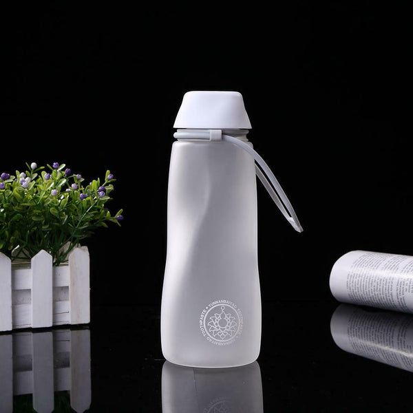 550mL Portable Sport Water Bottles Protein Shaker Outdoor Travel Leakproof