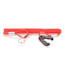 2x Double Boat Outboard Engine Cord Kill Stop Switch Safety Lanyard Tether@Z
