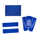 6 Pieces (3 Sizes) Adhesive EVA Traction Pad Tail Pad Grips Mat for Surfboard