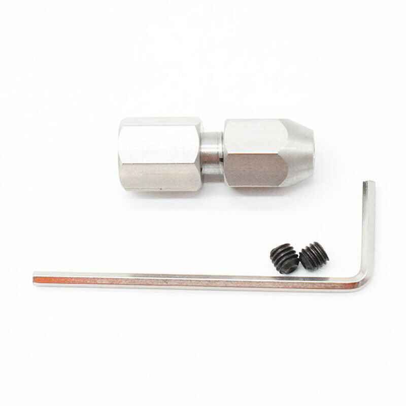 2Pcs RC Boat Flexible Coupling CNC Stainless Steel Flex Collet Coupler,5X4M B4H9