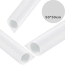 3Piece 1.6ft White Thin Photography Backdrops Photo Studio Square Background