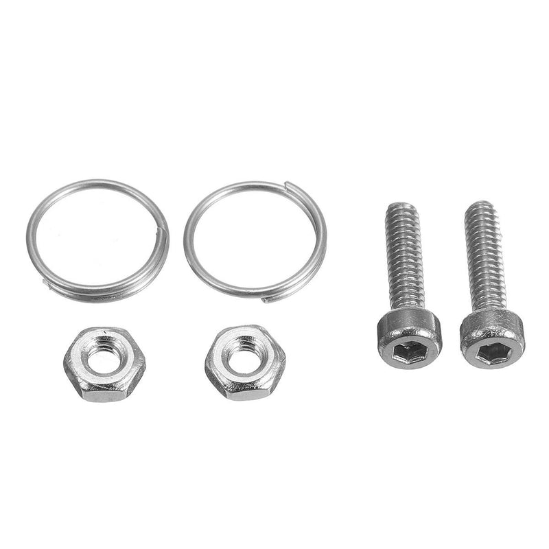 For WPL B14 B-16 B-24 C14 RC Military Truck Metal Trailer Hook Chain Spare Part