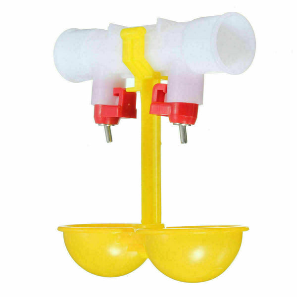 Bird Coop Double Cups Automatic GeflÃ¼gel-Wasser, the trinocular