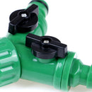 Quick Coupling Drip Irrigation System Adapter 2-way Valve Connector G3 / 4 "