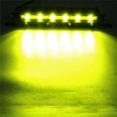 7" 18W LED Work Light Bar Spot Suv ATV Boat Driving Fog Lamp 4WD Offroad YellMO