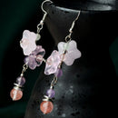 Ethnic Earrings Jewelry Simple Retro Crystal Earrings Temperament Long Para