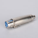 3 pin XLR FEMALE to RCA FEMALE mic MICROPHONE CABLE cord ADAPTER plug connectoJR