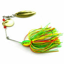 5PCS Mixed Color Spinner Fishing Lures Bass CrankBait Bait Tackle AB. Crank I0U3