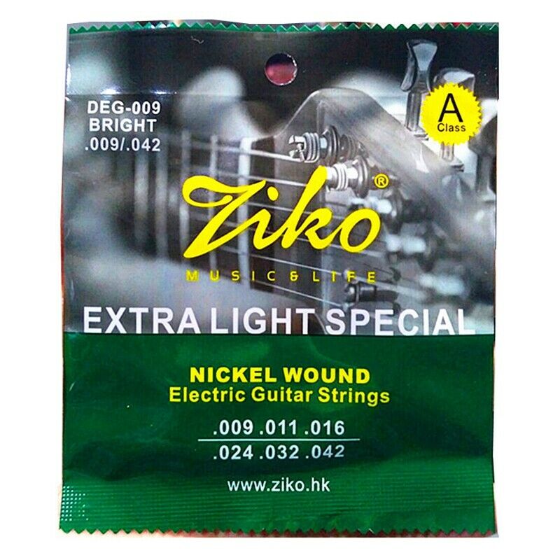 Ziko Deg 009-042 Electric Guitar Strings Nickel Wound Extra Light Special S