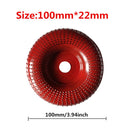 22mm Steel Wood Angle Grinding Wheel Abrasive Disc Angle Grinder (Wine Red)