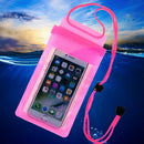 Strong 3 Layer Sealing Waterproof Smart Phone Pouch for Water Sport(Pink)