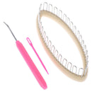 3Pcs Weaving Sock Knitting Loom Crafts Tools Sock Scarf Hat Weaver Needle SewiFT