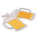 diy embroidery beer badge iron on patch for clothes stickers fabric  FT