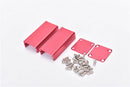 Red Extruded Aluminum Project Box Enclosure Case Electronic DIY- 50*25*25mm 3c