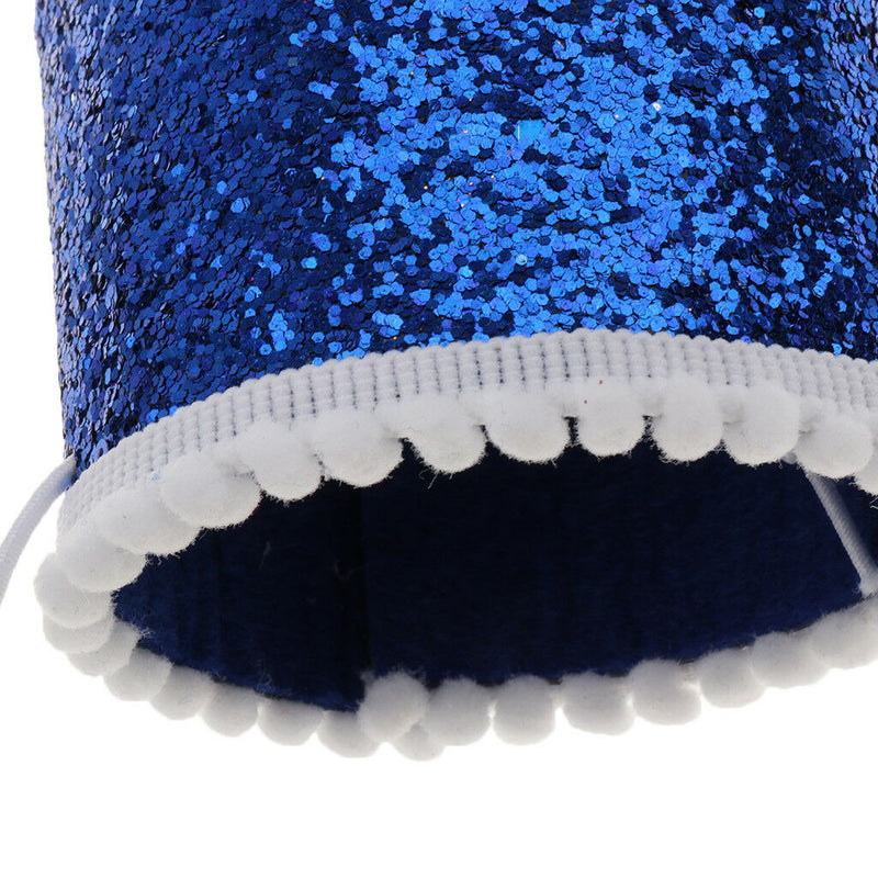 2x Dog Cat Birthday Crown Hat Cap Pet Bow Tie Costume Headband Accessories