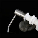 300ML Kitchen Sink Soap Dispenser Polish Stainless Hand Liquid Pump Bottle USA~~