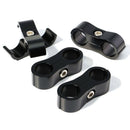 4Pcs AN-6 AN6 13.4mm Braided Hose Separator Clamp Fitting Adapter Bracket B E6F9