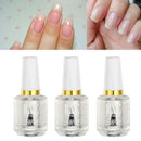 15ml Nail Art Hardener Vitamin Super Transparent Top Coat Polish Coat Cover A+