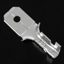 6.3mm Male Electrical Spade Crimp Terminals Wiring Connectors 100 Pcs Y4L2