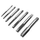 7PCS Metric Taper HSS Mini Hand Screw Thread Tap Cutting Drill Bits Set M3-M12