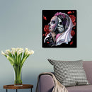 Animated Halloween Diamond Painting Full Round Drill Cross Stitch (W505)