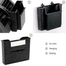 Auto Car Black Container Storage Phone Charger Box Holder Pocket Organizer Q7T8