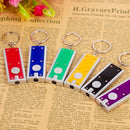5Pcs Mini Flashlights Light LED Torch Keychains Key Ring Portable-AU