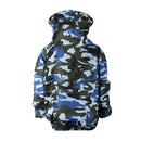 Beekeeping Jacket Veil Bee Protecting Suit Dress Smock Equipment Blue Camo