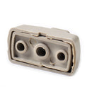 2x Beige Sun Visor Clip Hook Bracket holder fit for VW Golf Jetta Passat Hf