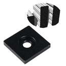 End Cap Aluminum Block Base Plate Aluminum Sheet Square 20X20X3Mm