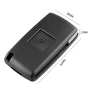 433MHz ID46 Chip 2 Button Folding Remote Key Fob for Peugeot 207 307 308