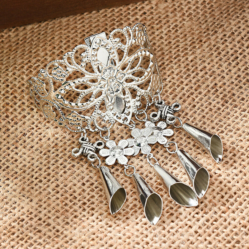 Hairpin Women Tassel Hollow Hair Clip Beads Dangle Hair Pins Crystal NEW H7